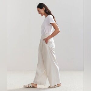 JENNI KAYNE Relaxed Trouser in Ivory size 6